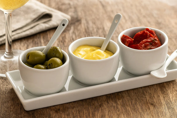 Cookinglife Dipschalen Set Porzellan 7-teilig