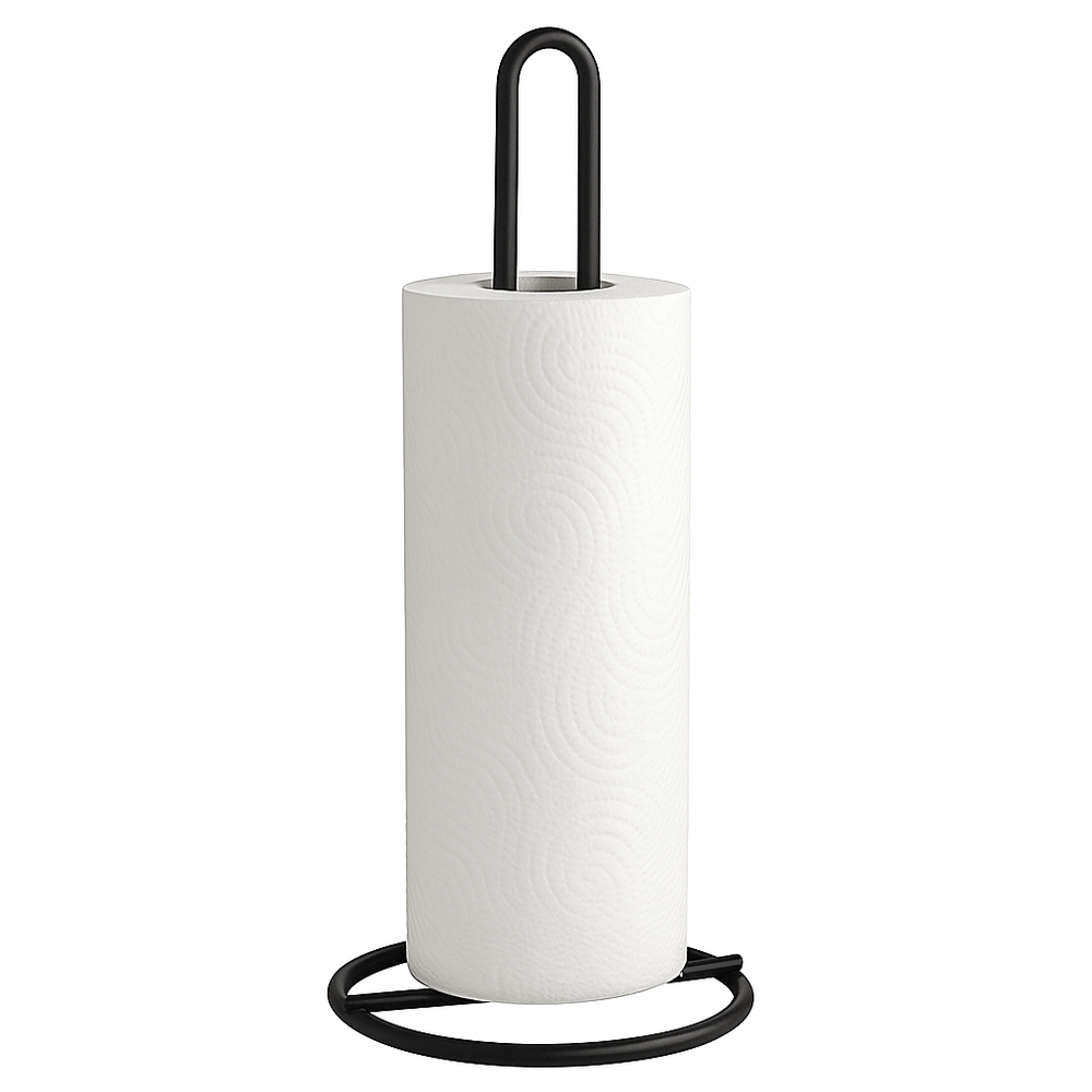 Cookinglife Küchenrollenhalter Schwarz 32 cm