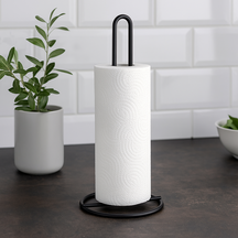 Cookinglife Küchenrollenhalter Schwarz 32 cm