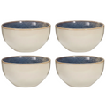 Cookinglife Suppenschüsseln / Schüsseln Serene Blue ø 14 cm - Steingut - 4 Stück