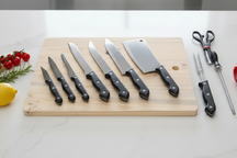 Cookinglife Messenset Edelstahl 11-teilig 45x35 cm - mit Schneidebrett