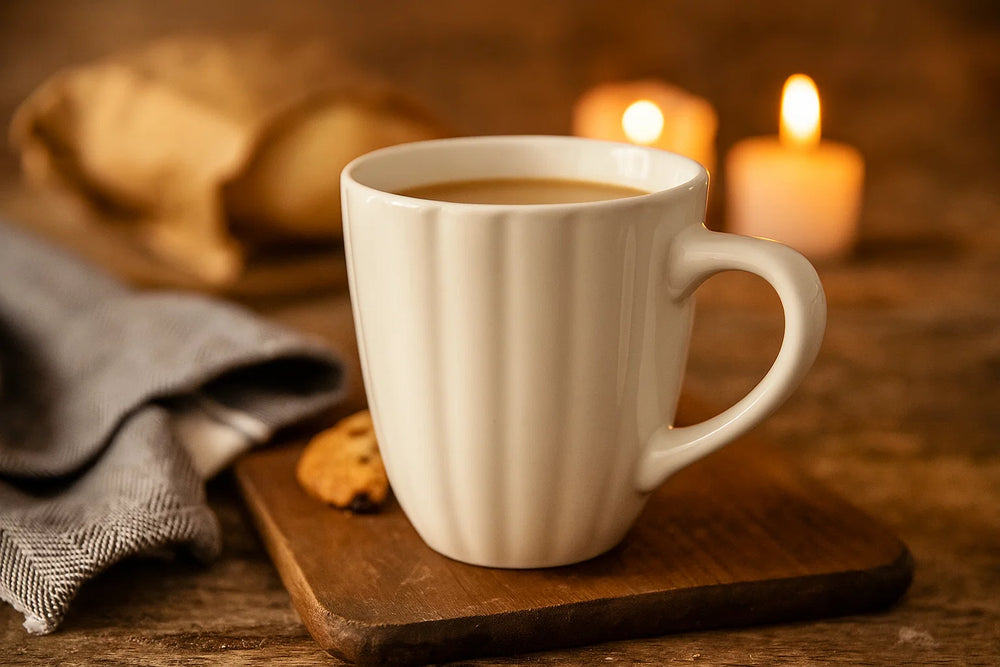 Cookinglife Tassen Cardida Off White 350 ml - 6 Stuks