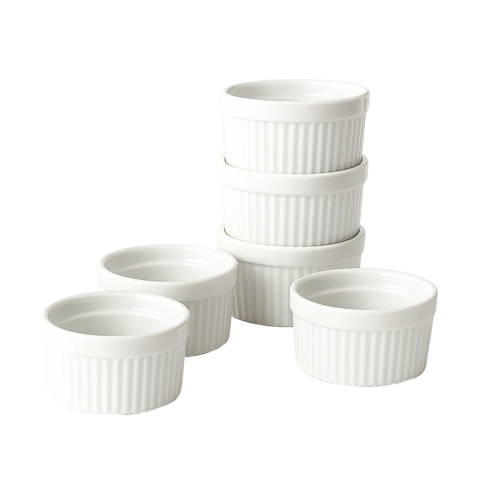 Cookinglife Ramekin Weiß ø 9 cm - 6 Stück