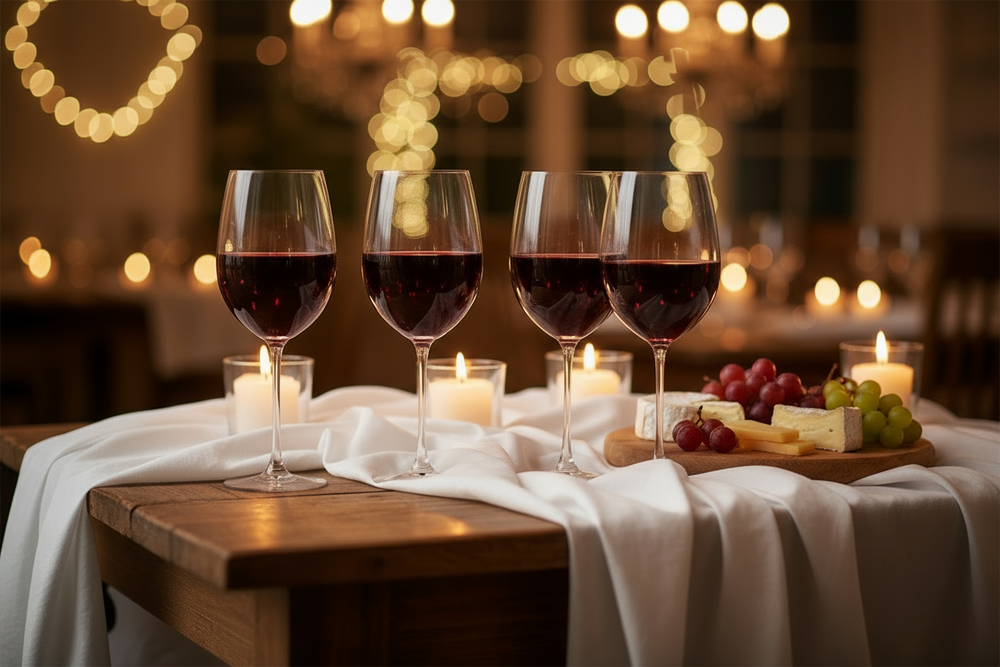 Cookinglife Rote Weingläser Solare 540 ml - 4 Stück