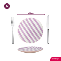 Cookinglife Frühstücksteller / Dessertteller Spring Vibes Ø 19 cm - 6 Stück