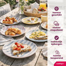 Cookinglife Frühstücksteller / Dessertteller Spring Vibes Ø 19 cm - 6 Stück