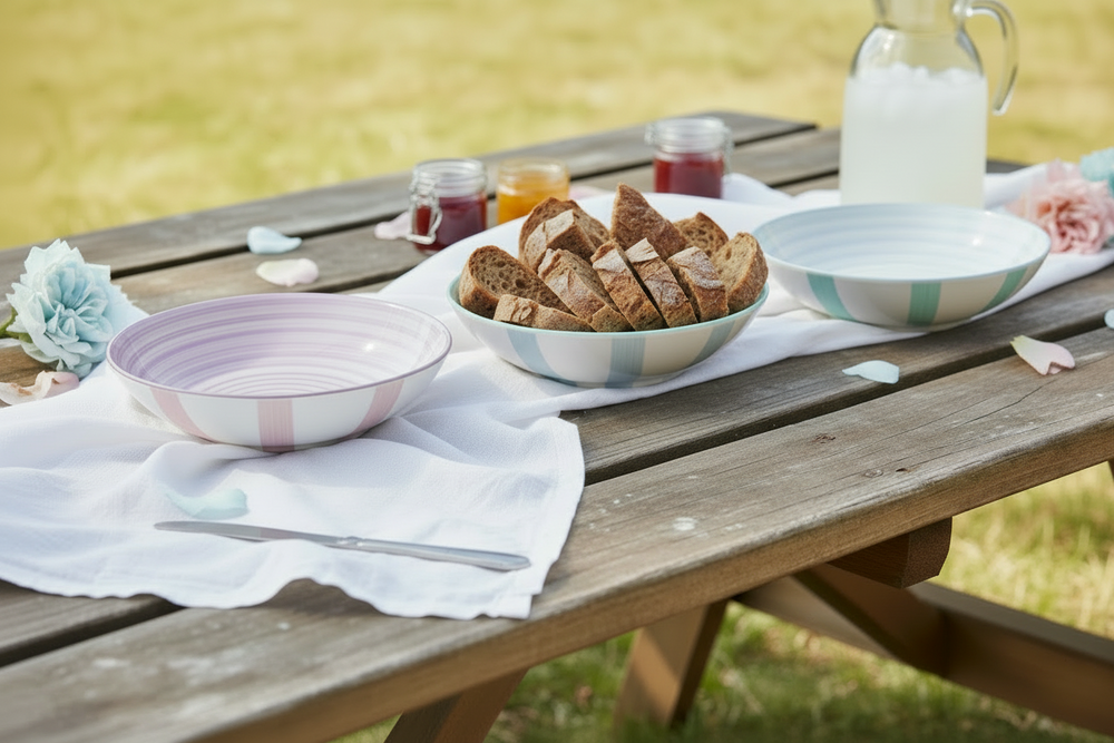 Cookinglife Tiefe Teller / Pastateller Spring Vibes Ø 21 cm - 6 Stück