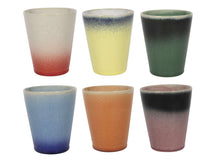 Studio Tavola Geschirrset Fire 30-teilig / 6 Personen - 6 Dinner-Teller, 6 Frühstücksteller, 6 Schalen, 6 Kaffeetassen und 6 Kaffeebecher