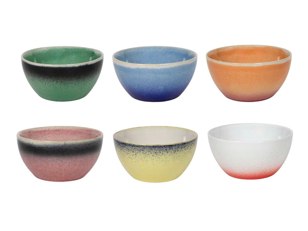 Studio Tavola Geschirrset Fire 18-teilig / 6 Personen - 6 Speiseteller, 6 Frühstücksteller und 6 Schalen
