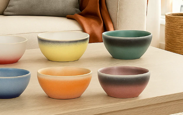 Studio Tavola Geschirrset Fire 30-teilig / 6 Personen - 6 Dinner-Teller, 6 Frühstücksteller, 6 Schalen, 6 Kaffeetassen und 6 Kaffeebecher