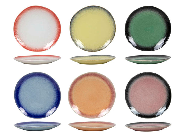 Studio Tavola Frühstücksteller / Dessertteller Fire ø 20 cm - 6 Stück