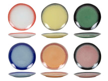 Studio Tavola Geschirrset Fire 24-teilig / 6 Personen - 6 Speiseteller, 6 Frühstücksteller, 6 Schalen und 6 kleine Schalen