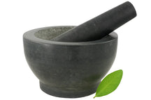 Cookinglife Mörser aus Granit - Schwarz - ø 18 cm