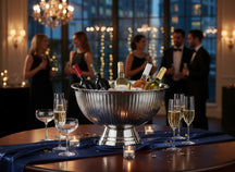 Cookinglife Champagne Eimer - Champagnerkübel - Chrom Edelstahl ø 39 cm