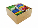 Cookinglife Besteckbox Teelöffel - Aufbewahrungsbox - Multi-Organizer - Bambus 15 x 15 x 7 cm