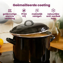 Cooking Soßentopf Cooking - Schwarz - ø 24 cm / 8 Liter