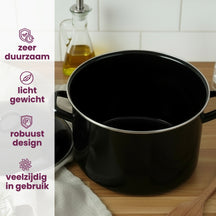 Cooking Soßentopf Cooking - Schwarz - ø 24 cm / 8 Liter