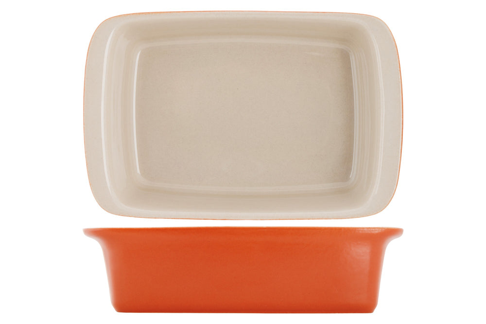 Cosy & Trendy Kleine Auflaufform / Servierschale aus Steingut Fontestic Roest - 16 x 10 x 3,5 cm / 350 ml