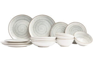 Cosy & Trendy Geschirrset Sintra Dusty Blue 16-teilig / 4 Personen