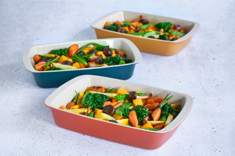 Cosy & Trendy Auflaufform Keramik Fontestic Amber Gold - 34 x 21 x 5,5 cm / 2,3 Liter