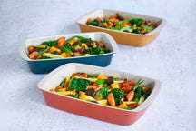 Cosy & Trendy Auflaufform Keramik Fontestic Amber Gold - 34 x 21 x 5,5 cm / 2,3 Liter