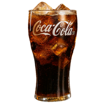 Coca Cola Gläser - Longdrinkgläser - Erfrischungsgetränkgläser - Transparent 370 ml - 4 Stück