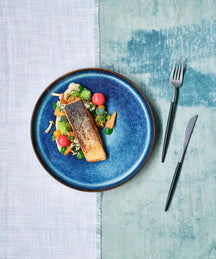 Cosy & Trendy Speiseteller Jade Indigo ø 27 cm - 4 Stück