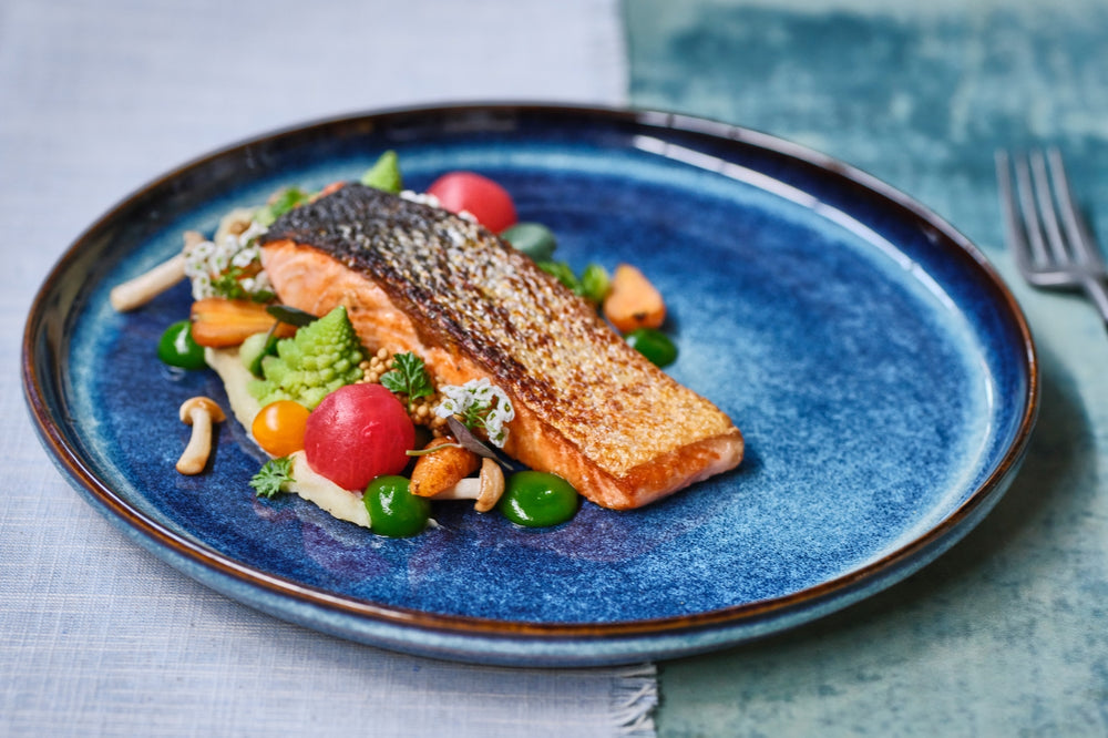 Cosy & Trendy Speiseteller Jade Indigo ø 27 cm - 4 Stück