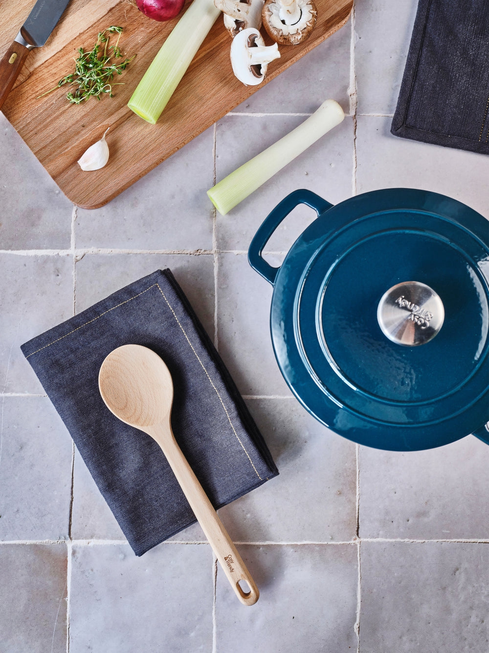 Cosy & Trendy Küchenschürze D'nim Dunkelblau