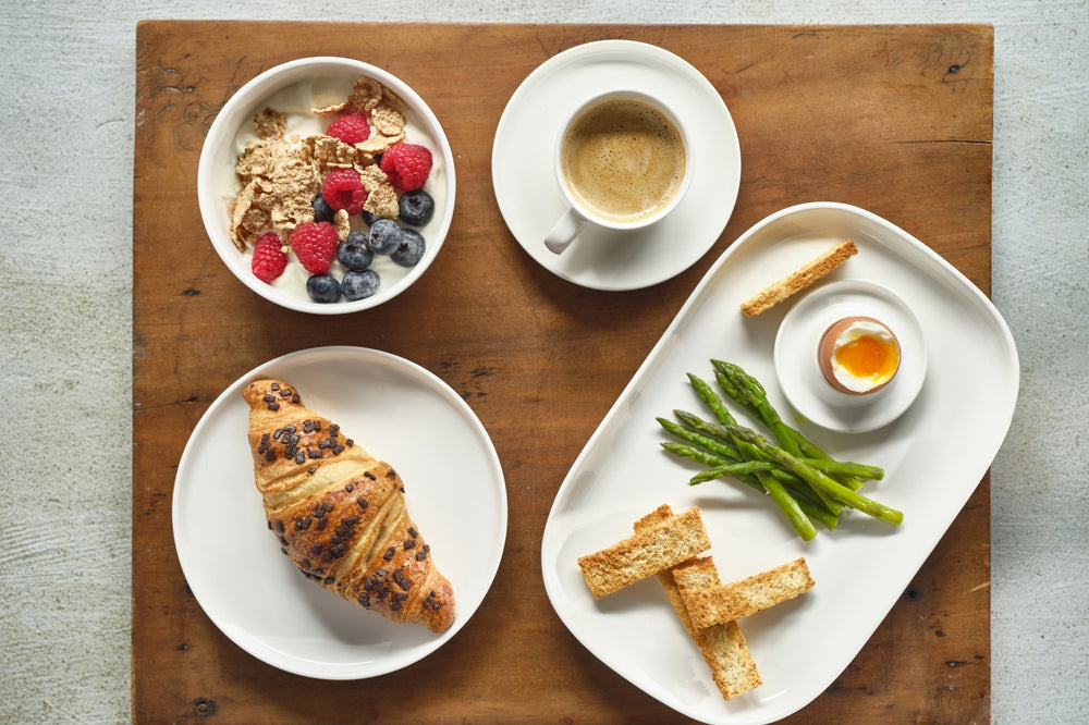 Cosy & Trendy Geschirrset Moon White 12-teilig / 4 Personen - 4 Dinner-Teller, 4 Frühstücksteller und 4 Schalen