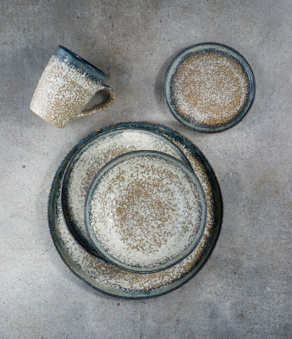 Gemütliche und trendige Gebäckteller Begona ø 14,5 cm - 6 Stück