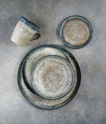 Gemütliche und trendige Gebäckteller Begona ø 14,5 cm - 6 Stück