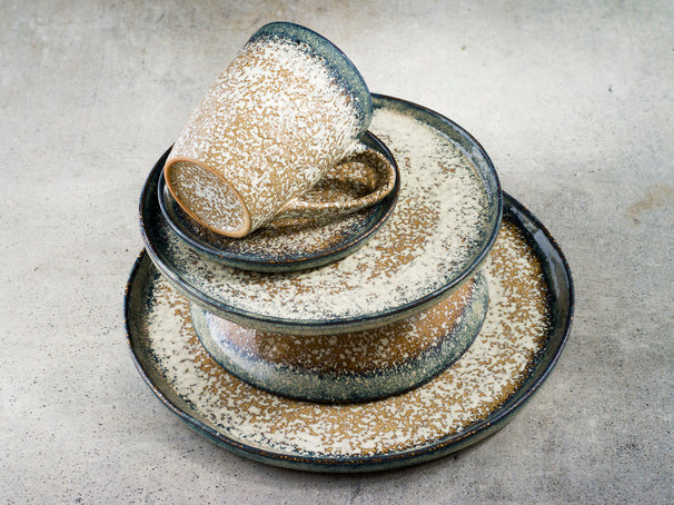 Gemütliche und trendige Gebäckteller Begona ø 14,5 cm - 6 Stück