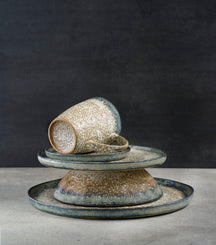 Gemütliche und trendige Gebäckteller Begona ø 14,5 cm - 6 Stück