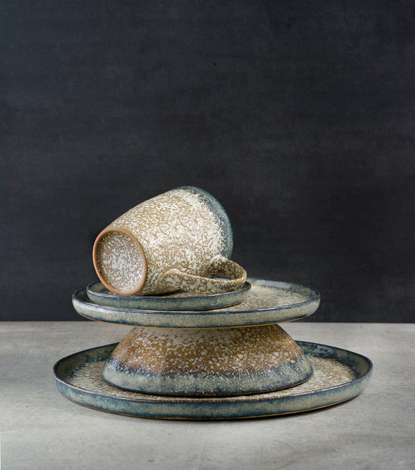 Gemütliche und trendige tiefe Teller Begona ø 18,5 cm - 6 Stück