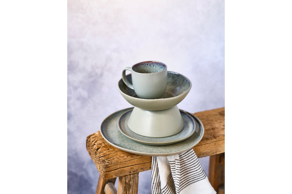 Cosy & Trendy Kaffeetassen Onna Sand-Grün 340 ml - 6 Stück