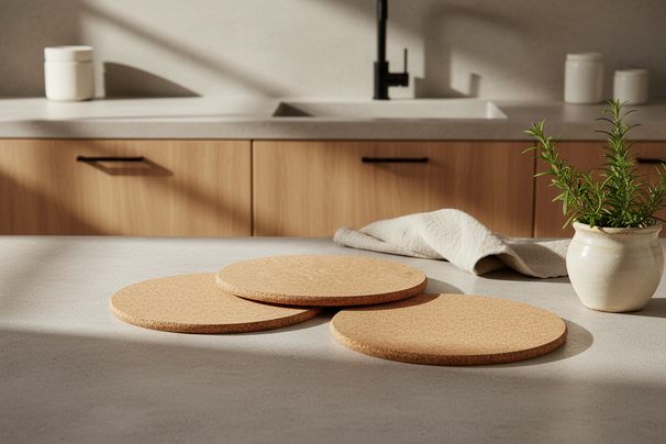 Cosy & Trendy Topfuntersetzer aus Kork ø 20 cm - 3 Stück
