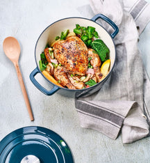 Cosy & Trendy Bratpfanne Fontestic Gusseisen Green Heron Ø 24 cm / 4,6 Liter – emailliert