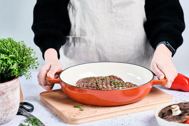 Cosy & Trendy Grillpfanne Fontestic Gusseisen Rost Ø 28 cm – emailliert