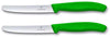 Victorinox Tomaten- / Wurstmesser Swiss Classic - Grün - 11 cm - 2 Stücke