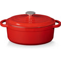 Cuisinova Bratpfanne Oval 23 x 29 cm - Rot