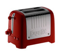 Dualit Toaster Lite - extra breite Schlitze - glänzend rot - D26221