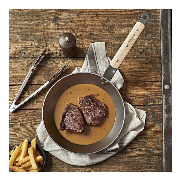 De Buyer Bratpfanne Mineral B Holz - ø 26 cm - Ohne Antihaftbeschichtung