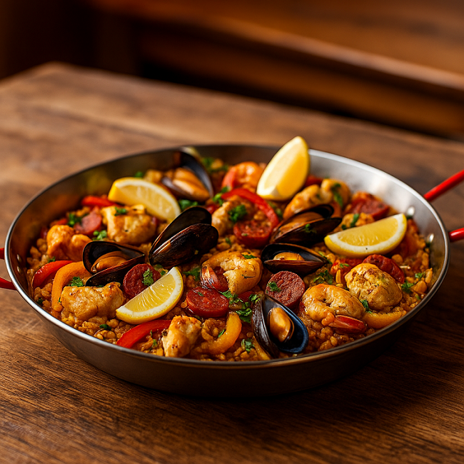Ein authentisches spanisches Paella-Rezept für 4–6 Personen