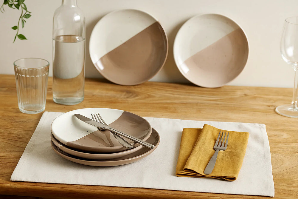 Cookinglife Frühstücksteller / Dessertteller Lehm ø 18,5 cm - 6 Stück