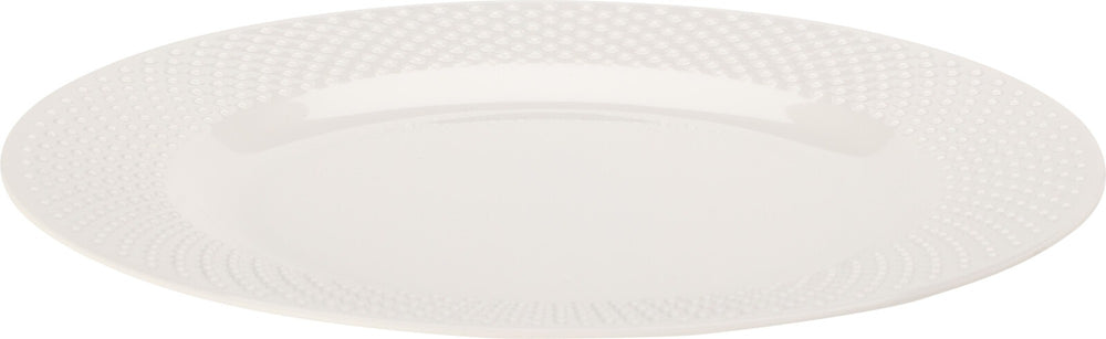 Cookinglife CampVibe Speiseteller – Outdoor – Kunststoff – Unzerbrechlich – Weiß, Ø 28 cm – 4er-Set