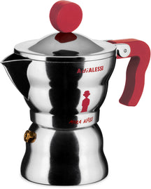 Alessi Percolator Moka – AAM33/1 R – 1 Tasse – von Alessandro Mendini