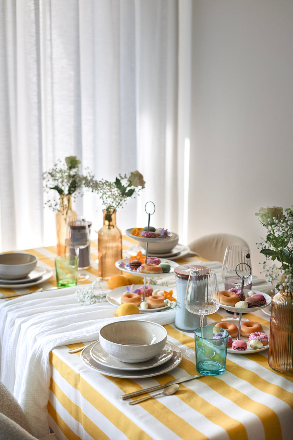 Cookinglife Wassergläser-Set, 6-teilig, 360 ml – Bunte Trinkgläser, spülmaschinenfest