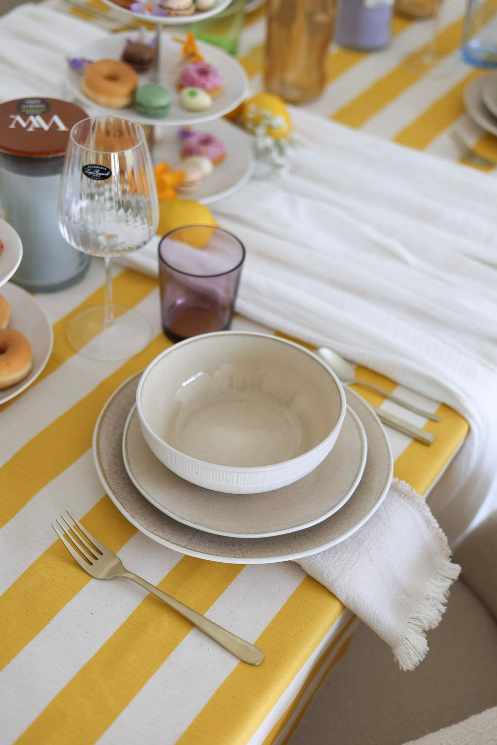 Studio Tavola Besteckset - Champagner - 42 Teile / 8 Personen