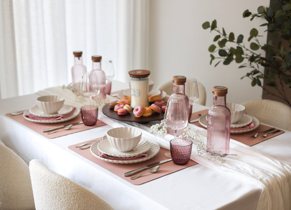 Bormioli Rocco Wassergläser Slot - Rosa - 290 ml - 6 Stück